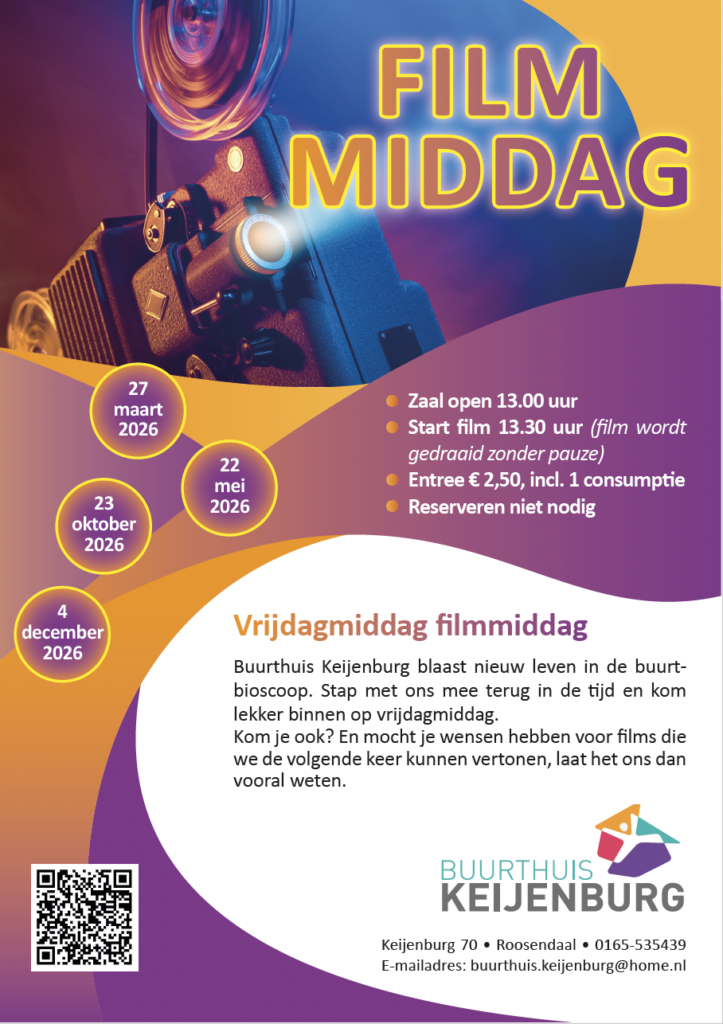 Filmmiddag in Roosendaal
