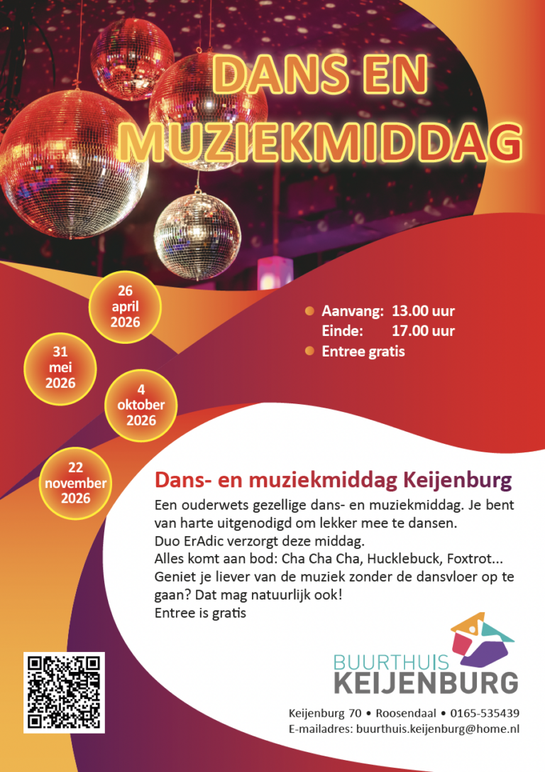 Dans en Muziekmiddag — muziek in Roosendaal