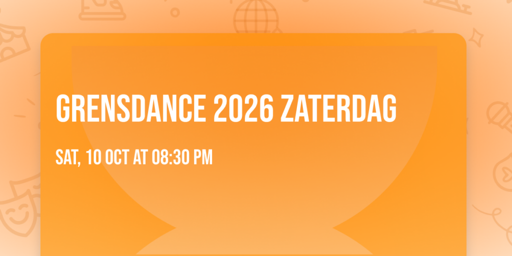 GrensDance 2026 zaterdag in Roosendaal