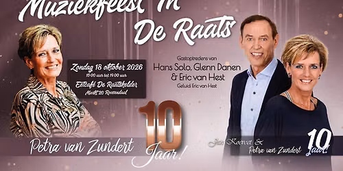 Muziekfeest in de Raats in Roosendaal